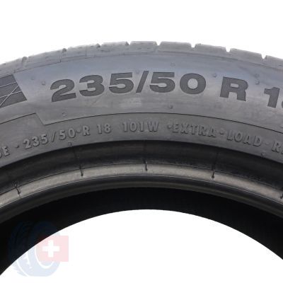 5. 4 x CONTINENTAL 235/50 R18 101W XL ContiSportContact 5 Lato 2015 6,8-7mm