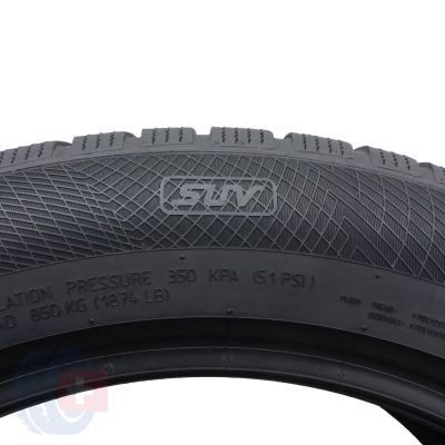 7. 2 x CONTINENTAL 225/55 R18 102V XL WinterContact TS850P SUV Zima 2020 6,2mm