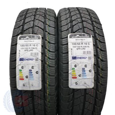 Opony 195/65 R16C 2x UNIROYAL 104/102R Snow Max 3 Zimowe 2021