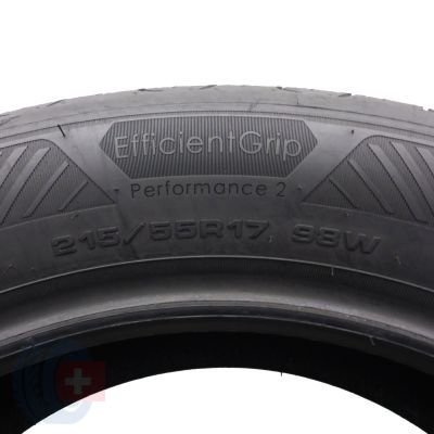 5. 4 x GOODYEAR 215/55 R17 98W XL EfficientGrip Performance 2 Lato 2021, 2022, 2023 6,2-6,5mm