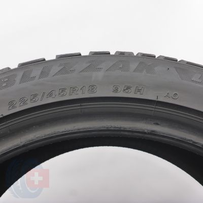 6. Opony 225/45 R18 2 x BRIDGESTONE 95H XL Blizzak LM-32 Zimowe 2018 7mm