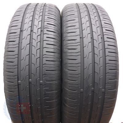 2 x CONTINENTAL 185/65 R15 88H EcoContact 6 Lato 2022 5.8mm