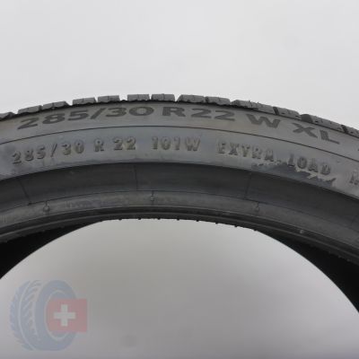 6. Opony 285/30 R22 2 x CONTINENTAL 101W XL WinterContact TS 860 S  A0 Zimowe 2021 Nieużywane