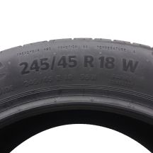 6. 4 x CONTINENTAL 245/45 R18 96W EcoContact 6 Lato 2022 Jak Nowe