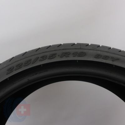 2. Opona 225/35 R19 1x PIRELLI 88Y XL PZero Letnia 2018 Jak Nowa 7,5mm