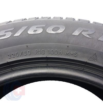 5. 2 x PIRELLI 225/60 R18 100H Winter Sottozero 3 Zima 6-6,8mm 2018