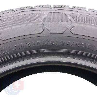 4. 1 x CONTINENTAL 215/60 R17C 104/102H VanContact Winter Zima 2022 7,5mm