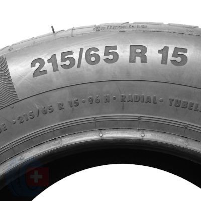 4. 2 x CONTINENTAL 215/65 R15 96H ContiPremiumContact 5 Lato 2016 Nieużywane