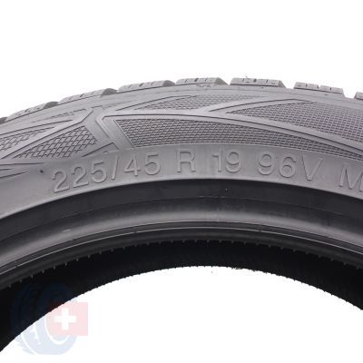 4. Opony 225/45 R19 2x VREDESTEIN 96V XL Wintrac PRO Zimowe 2022 8mm