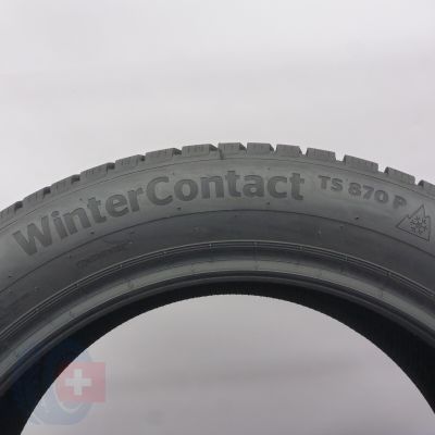 7. Opony 205/55 R17 2x CONTINENTAL 95V XL WinterContact Ts870P Zimowe 2024 8,2-8,5mm