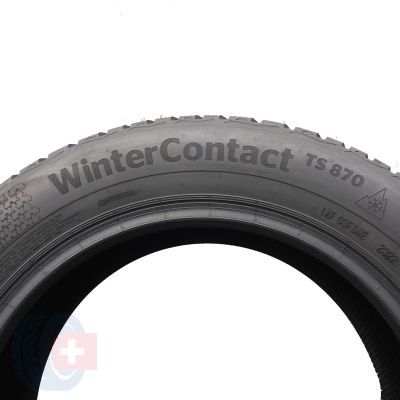 7. Opony 205/55 R16 2x CONTINENTAL 91H WinterContact TS870 Zimowe 2022 6,3-6,8mm