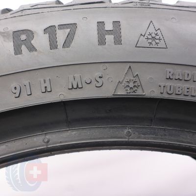 2. Opony 225/45 R17 2x CONTINENTAL 91H WinterContact TS870 Zimowe 2022, 2023 Jak Nowe 8,2-8,8mm