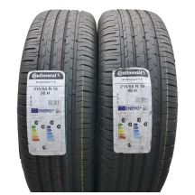 3. Opony 215/65 R16 4xCONTINENTAL 215/65 R16 98H EcoContact 6 Letnie 2023 Jak Nowe 