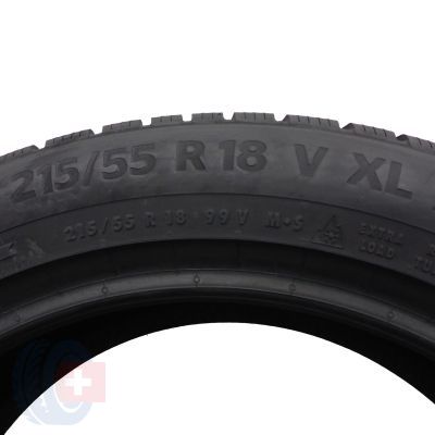 5. 2 x CONTINENTAL 215/55 R18 99V XL WinterContact TS870P Zima 8,5mm 2022