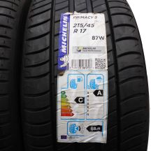 3. 4 x MICHELIN 215/45 R17 87W Primacy 3 Lato 2016/17 Nieużywane