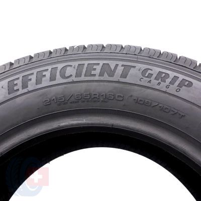 6. 4 x GOODYEAR 215/65 R16C 109/107T Efficient GripCargo Lato 2018, 2019 Jak Nowe Nieużywane