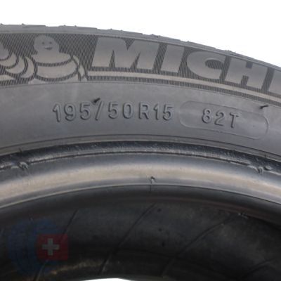 5. 2 x MICHELIN 195/50 R15 82T Alpin A4 Zima 2015 6,5-7mm 