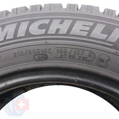 6. Opony 215/65 R16C 4x MICHELIN 109/107R Agilis Alpin Zimowe 2022, 2023 Jak Nowe 7,8-8mm