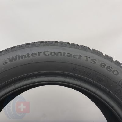 7. Opony 195/55 R15 2x CONTINENTAL 85T WinterContact TS860 Zimowe 2021 7,8-8mm