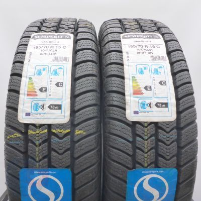Opony 195/70 R15 C 2x SEMPERIT 104/102R Van-Grip 2 Zimowe 2020