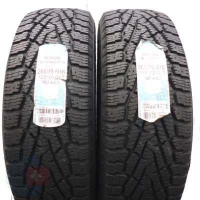 3. Opony 265/75 R16 4x NOKIAN 123/120Q Hakkapelita LT 2 Zimowe 2017 NIeużywane 