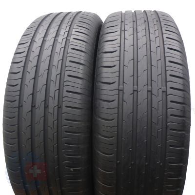 4. 4 x CONTINENTAL 215/65 R17 99V EcoContact 6 Lato 2022 6mm Jak Nowe
