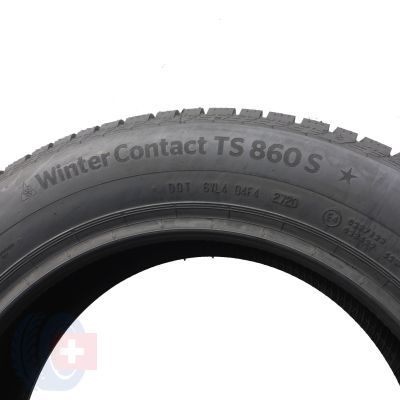 6. Opony 195/60 R16 4x CONTINENTAL 89H WinterContact TS 860 S BMW Zimowe 2020 Jak Nowe