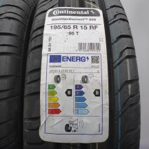 2. Opony 195/65 R15 4x CONTINENTAL 95T ContivanContact 200 RF Letnie 2022 Nieużywane 