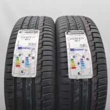 Opony 215/65 R17 2x CONTINENTAL 99V PremiumContact6 Letnie 2021 Nieużywane
