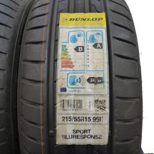 2. 2 x DUNLOP 215/65 R15 96H Sport BluResponse Lato 2016 Nieużywane 