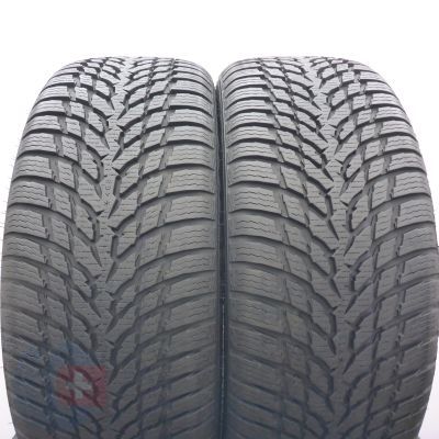 4. Opony 225/50 R18 4x NOKIAN 99H XL WR Snowproof Zimowe 2022 Jak Nowe 7,8-8mm