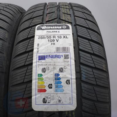 3. Opony 255/55 R18 2x BARUM 109V XL Polaris 5 Zimowe 2022 Jak Nowe