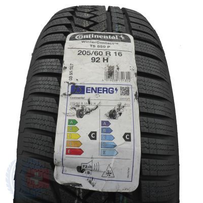 Opona 205/60 R16 1x CONTINENTAL 92H WinterContact Ts850 P Zimowa 2021 Nieużywana 