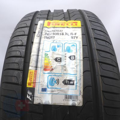 Opona 245/40 R18 1x PIRELLI 97Y XL Cinturato P7 RFT M0E Letnia 2018 Nieużywana 