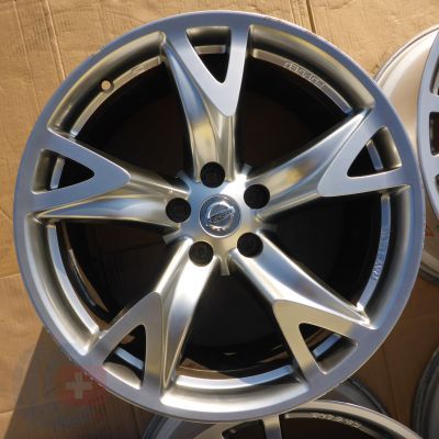 4. 4 x Alufelgi 19 NISSAN 370Z  5x114,3 2x9J Et47 i 2x10J Et30 - Original