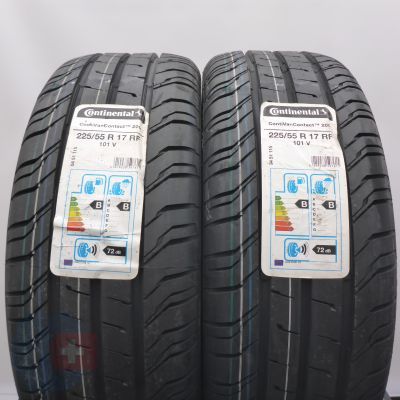 Opony 225/55 R17 2x CONTINENTAL 101V XL ContiVanContact 200 Reinforced Letnie 2020 