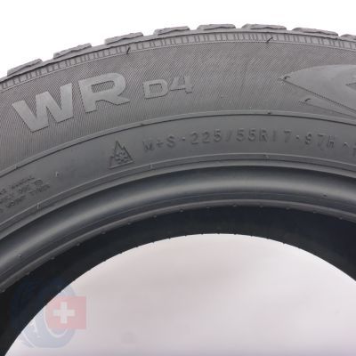 4. Opona 225/55 R17 1x NOKIAN 97H WR D4 Zimowa 2015 Nieużywana 