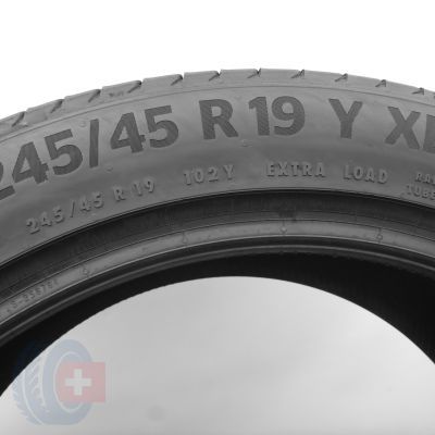 4. Opona 245/45 R19 1x CONTINENTAL 102Y XL PremiumContact 6 Mo-V Letnia 2023 7,2mm 