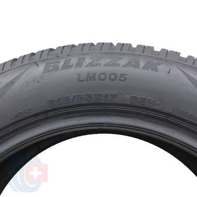 3. 1 x BRIDGESTONE 215/55 R17 98V Blizzak LM005 Zima 2019 7,2mm