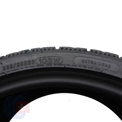 7. 2 x MICHELIN 335/25 R20 103W XL Pilot Alpin PA4 Zima 2019