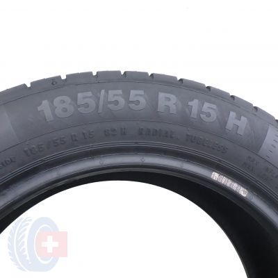 5. 4 x CONTINENTAL 185/55 R15 82H ContiEcoContact 5 Lato DOT16 6-6,8mm