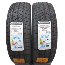 4. 4 x CONTINENTAL 195/60 R16C 99/97T VanContact Winter Zima 2020 Jak Nowe Nieużywane