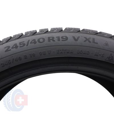 6. Opony 245/40 R19 2x CONTINENTAL 98V XL WinterContact TS860 S Zimowe 2023 6,8mm 