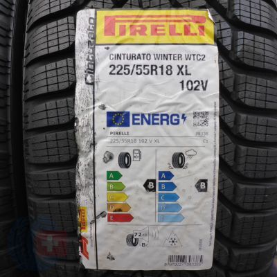 2. 4 x PIRELLI 225/55 R18 102V XL Cinturato Winter 2 Zima 2021 Jak Nowe NIEUŻYWANE 