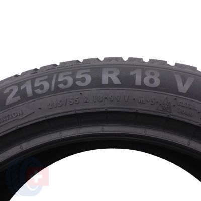 6. 4 x SEMPERIT 215/55 R18 99V XL Speed-Grip 5 Zima 7,4-8mm 2021/22/23