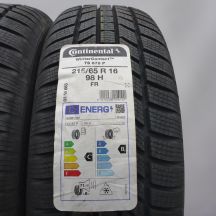 3. Opony 215/65 R16 4x CONTINENTAL 98H WinterContact TS870P Zimowe 2023 Nieużywane