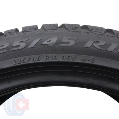 5. 2 x PIRELLI 225/45 R18 95V XL Sottozero 3 Winter M0 2018 Zima 7-7,2mm Jak Nowe