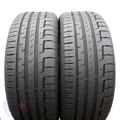 4. Opony 205/55 R16 4x CONTINENTAL 91V PremiumContact 6 Letnie 2019/2020 6,8-7,2mm