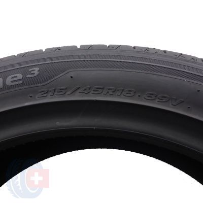 5. 4 x HANKOOK 215/45 R18 89V Ventus Prime 3 K125 Lato 2021 7,5-7,8mm