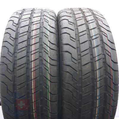 4. Opony 195/60 R16C 4x CONTINENTAL 99/97H ContiVanContact 100 Letnie 2022/23 Jak Nowe